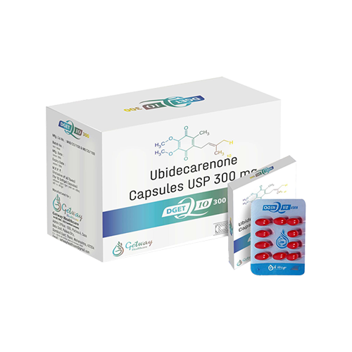 Dget-Q10 300 | Softgel Capsules Coenzyme Q10 300 Mg | by Getway healthcare