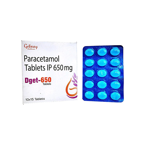 Dget-650 | Paracetamol Tablets IP 650mg | by Getway healthcare