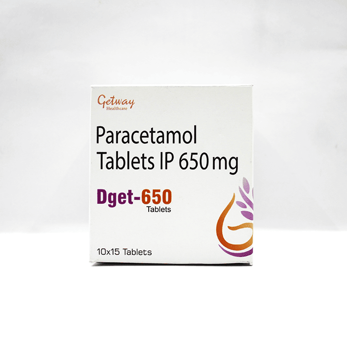 Dget-650 | Paracetamol Tablets IP 650mg | by Getway healthcare