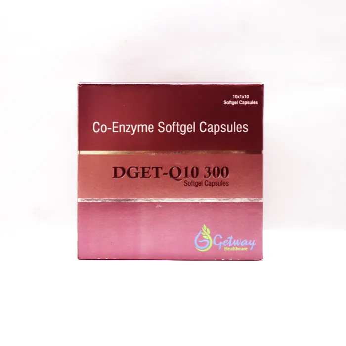 Dget-Q10 300 | Softgel Capsules Coenzyme Q10 300 Mg | by Getway healthcare