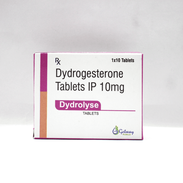 Dydrolyse | Tablets Dydrogesterone 10 MG | by Getway healthcare